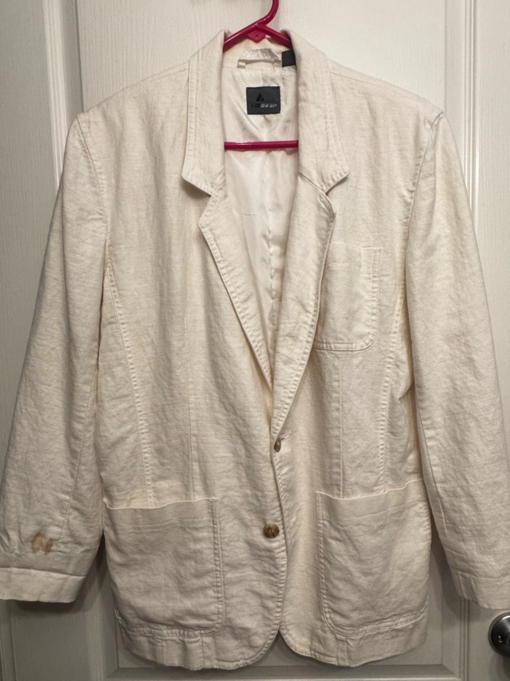 Cream Linen Women's Blazer